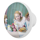 ヴィンテージ茶パーティー セラミックノブ (右)