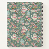 ヴィンテージ茶パーティー ノートブック (裏面)