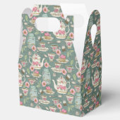 ヴィンテージ茶パーティー フェイバーボックス (オープン)