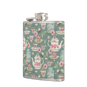 ヴィンテージ茶パーティー フラスク (左)