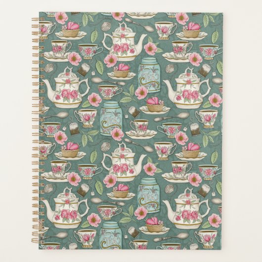 ヴィンテージ茶パーティー プランナー手帳 (正面)