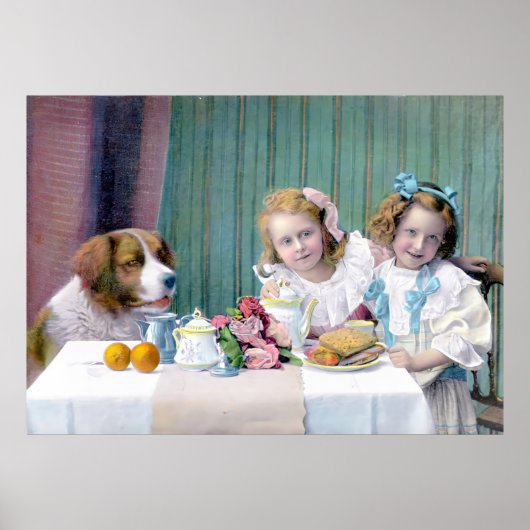 ヴィンテージ茶パーティー ポスター (正面)