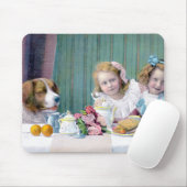 ヴィンテージ茶パーティー マウスパッド (マウス)