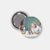 ヴィンテージ茶パーティー マグネット (正面/裏面)