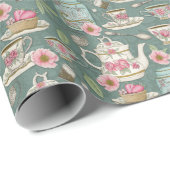 ヴィンテージ茶パーティー ラッピングペーパー (ロールコーナー)