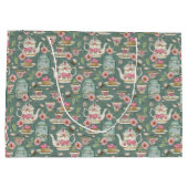 ヴィンテージ茶パーティー ラージペーパーバッグ (裏面)