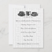 ヴィンテージ茶パーティー 招待状 (裏面)