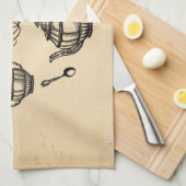 ヴィンテージ茶室 キッチンタオル (四つ折り)