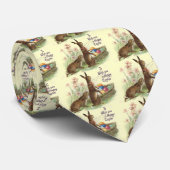 ヴィンテージ茶色のイースターラビットバスケット, ZSSG ネクタイ (ロール)