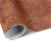 ヴィンテージ茶色の大理石のテクスチャ ラッピングペーパー (ロールコーナー)