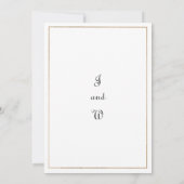 ヴィンテージ茶色の金ゴールドピンクバタフライ日付を保存 招待状 (裏面)