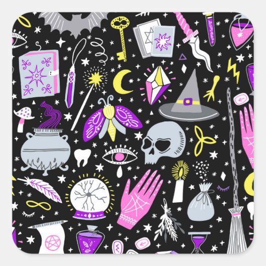 ヴィンテージ茶色 – オレンジ色のタータンチェック格子柄。 スクエアシール (正面)