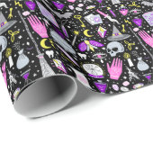 ヴィンテージ茶色 – オレンジ色のタータンチェック格子柄。 ラッピングペーパー (ロールコーナー)