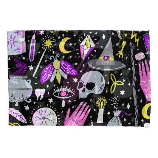 ヴィンテージ茶色 – オレンジ色のタータンチェック格子柄。 枕カバー (正面)