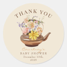 ヴィンテージ茶 |フローラの赤ちゃんシャワーのお願い