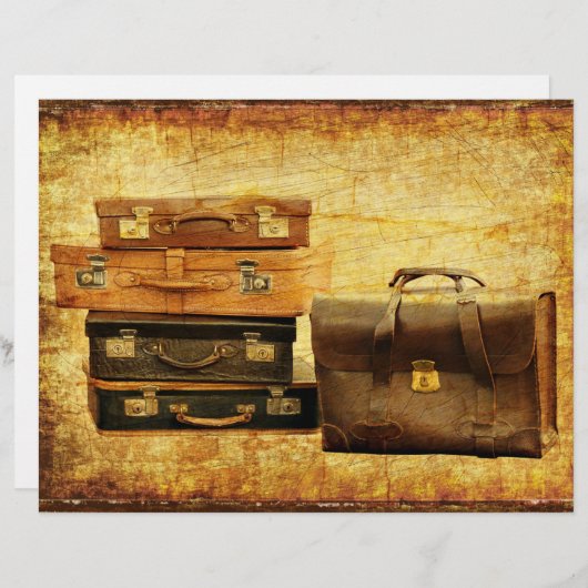 ヴィンテージ荷物 (正面/裏面)