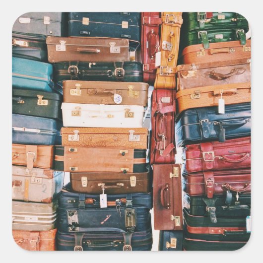 ヴィンテージ荷物 スクエアシール (正面)