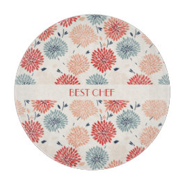 ヴィンテージ菊の文様 カッティングボード