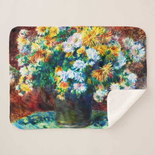 ヴィンテージ菊バイピエール – オーギュストルノアール シェルパブランケット (正面(横))