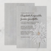 ヴィンテージ菊結婚式招待状 招待状 (正面/裏面)