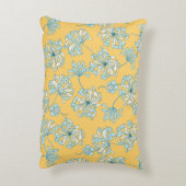 ヴィンテージ菊花ヴィンテージ継ぎ目なし アクセントクッション (裏面(縦))