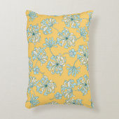 ヴィンテージ菊花ヴィンテージ継ぎ目なし アクセントクッション (正面(垂直))