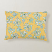 ヴィンテージ菊花ヴィンテージ継ぎ目なし アクセントクッション (裏面)