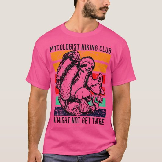 ヴィンテージ菌学者ハイキングクラブ Tシャツ (正面)