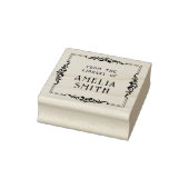 ヴィンテージ華美の図書室からの枠 ラバースタンプ (スタンプ)