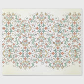 ヴィンテージ華美の継縁どぎ目のない東スタイル。O ラッピングペーパー (フラット)