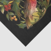 ヴィンテージ華美カラフルフローラメリークリスマス 薄葉紙 (詳細)