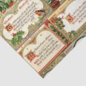 ヴィンテージ華美クリスマスグリーティングコラージュ 薄葉紙 (詳細)