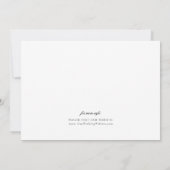 ヴィンテージ華美クレストモノグラ結婚ムの写真 セーブザデート (裏面)