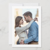 ヴィンテージ華美クレストモノグラ結婚ムの写真 セーブザデート (裏面)