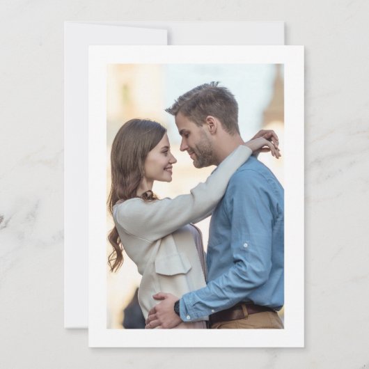 ヴィンテージ華美クレストモノグラ結婚ムの写真 セーブザデート (裏面)