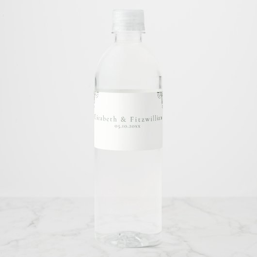 ヴィンテージ華美グ縁どフレ結婚ーム ペットボトルラベル (正面)