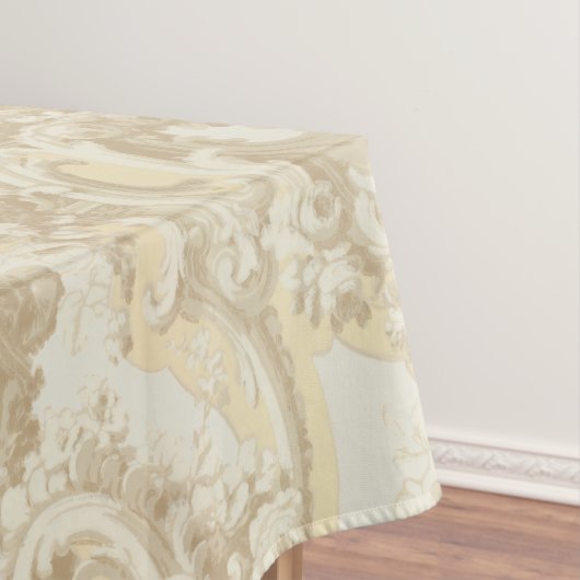 ヴィンテージ華美バロックRococo Louis XV Pattern テーブルクロス (インサイチュ)