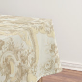 ヴィンテージ華美バロックRococo Louis XV Pattern テーブルクロス (インサイチュ)