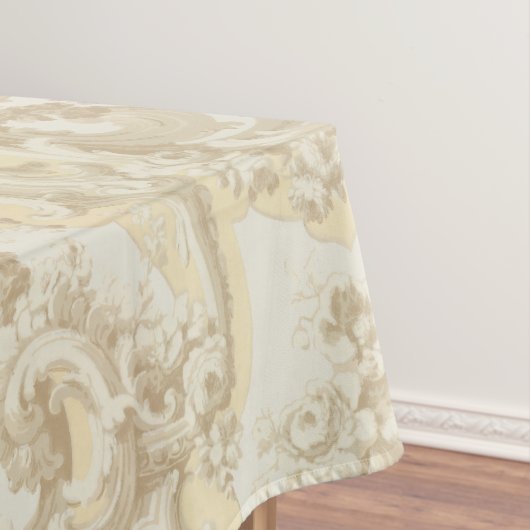 ヴィンテージ華美バロックRococo Louis XV Pattern テーブルクロス (インサイチュ)