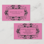 ヴィンテージ華美パターン選択オリジナル 名刺 (正面/裏面)