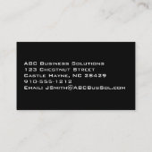 ヴィンテージ華美フレームプロフェッショナル名刺 名刺 (裏面)