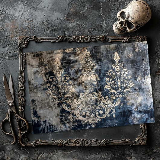 ヴィンテージ華美フローラ結婚の切り離し 薄葉紙