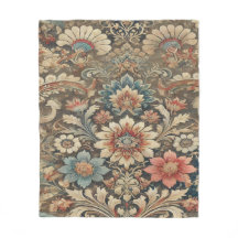 ヴィンテージ華美フローラBrocade暖色トーン自然版