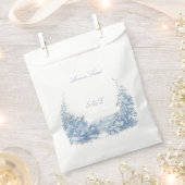 ヴィンテージ華美ブルー フェイバーバッグ (クリップ留めされた状態)