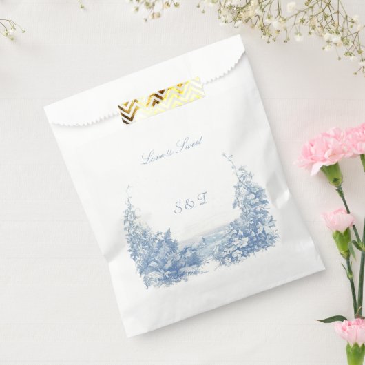 ヴィンテージ華美ブルー フェイバーバッグ (封をした状態)