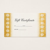 ヴィンテージ華美型ギフト券 (裏面)