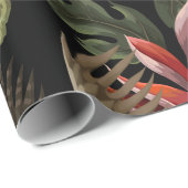 ヴィンテージ華美牡丹とrosのシームレスなパターン ラッピングペーパー (ロールコーナー)