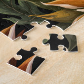 ヴィンテージ華美牡丹、バラ、鳥。 ジグソーパズル (側面)