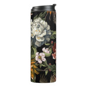 ヴィンテージ華美牡丹、バラ、鳥。 タンブラー (回転左)