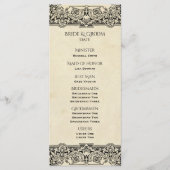 ヴィンテージ華美結婚式 プログラム (正面)